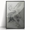 Vintage Gothic Prints - Angelic Figure Medieval Gothic Canvas
