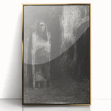 Vintage Gothic Prints - Mysterious Medieval Gothic Canvas Wall Art