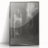 Vintage Gothic Prints - Mysterious Medieval Gothic Canvas Wall Art