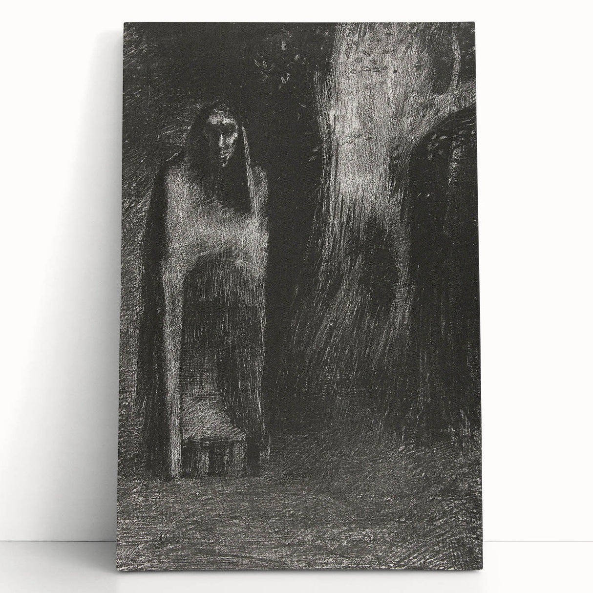 Vintage Gothic Prints - Mysterious Medieval Gothic Canvas Wall Art