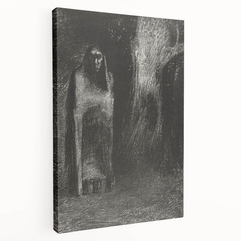 Vintage Gothic Prints - Mysterious Medieval Gothic Canvas Wall Art