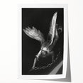 Gothic Wall Art - Dark Angelic Figure Medieval Gothic Canvas Print