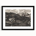 Medieval Gothic Canvas - Knight’s Journey Artwork for Dark Decor Style