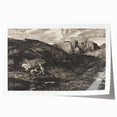 Medieval Gothic Canvas - Knight’s Journey Artwork for Dark Decor Style