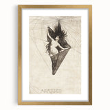 Gothic Artworks - Arachne Illustration Dark Medieval Gothic Canvas Print