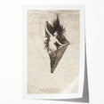 Gothic Artworks - Arachne Illustration Dark Medieval Gothic Canvas Print