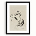 Dark Decor Style - Abstract Horse Gothic Medieval Canvas Wall Art