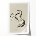 Dark Decor Style - Abstract Horse Gothic Medieval Canvas Wall Art