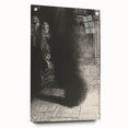 Gothic Church Shadow Art - Dark Decor for Medieval Aesthetic Spaces