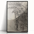 Forest Silhouette Etching - Mysterious Gothic Nature Wall Art Decor
