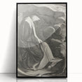 Medieval Cloaked Figure Print - Mysterious Gothic Wall Art Decor