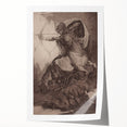 Centaur Archer Gothic Print - Dark Mythological Wall Art Decor