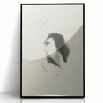 Medieval Gothic Portrait Sketch - Mysterious Figure - Gothic Wall Art
