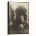 Medieval Gothic Artwork - Dark Horse and Figure - Gothic Wall Art Print