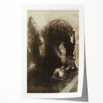 Medieval Gothic Artwork - Dark Horse and Figure - Gothic Wall Art Print