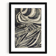Gothic Wall Art | Abstract Snake and Curved Patterns Gothic Print