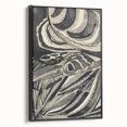 Gothic Wall Art | Abstract Snake and Curved Patterns Gothic Print