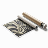 Gothic Wall Art | Abstract Snake and Curved Patterns Gothic Print
