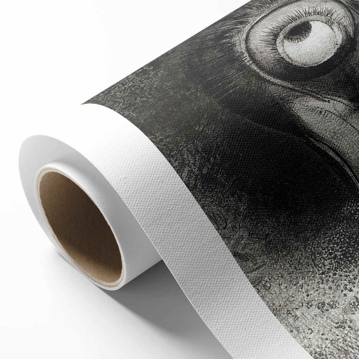 Medieval Gothic Canvas with Mysterious Eye Design – Vintage Gothic Prints