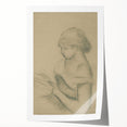Gothic Wall Art - Vintage Gothic Print of Woman in Medieval Gothic Style