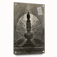 Gothic Wall Art - Medieval Bust with Dark Raven in Vintage Gothic Print