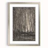 Enchanted Forest Scene - Mysterious Gothic Woodland Art Print