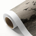 Gothic Artworks - Crows in Barren Landscape for Dark Decor Style