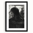 Dark Medieval Portrait Canvas – Gothic Wall Art for Timeless Decor