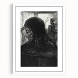 Dark Medieval Portrait Canvas – Gothic Wall Art for Timeless Decor