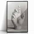 Vintage Gothic Prints – Medieval Gothic Canvas of Mysterious Hand Sketch