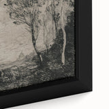 Medieval Gothic Canvas - Mysterious Landscape Dark Decor Style