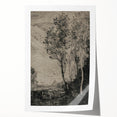 Medieval Gothic Canvas - Mysterious Landscape Dark Decor Style