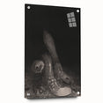 Gothic Wall Art – Dark Gothic Sketch of Feet in Shadowy Detail