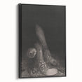 Gothic Wall Art – Dark Gothic Sketch of Feet in Shadowy Detail