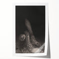 Gothic Wall Art – Dark Gothic Sketch of Feet in Shadowy Detail