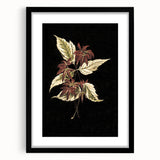 Botanical Grunge Art - Distressed Floral Canvas Print - Urban Decor