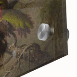 Vintage Grunge Hummingbirds - Urban Distressed Canvas Print Art