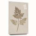 Grunge Wall Art | Vintage Grunge Leaf Canvas Print | Distressed Art