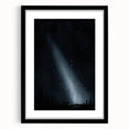 Grunge Wall Art - Starry Night Sky Print - Abstract Grunge Canvas Decor