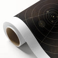 Grunge Solar System Art - Abstract Grunge Canvas Print for Urban Decor