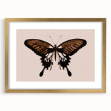 Urban Grunge Art | Grunge Butterfly Wall Art | Modern Grunge Canvas Print