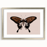 Urban Grunge Art | Grunge Butterfly Wall Art | Modern Grunge Canvas Print