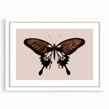 Urban Grunge Art | Grunge Butterfly Wall Art | Modern Grunge Canvas Print