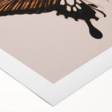 Urban Grunge Art | Grunge Butterfly Wall Art | Modern Grunge Canvas Print