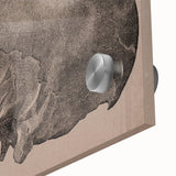 Grunge Skull Wall Art | Urban Grunge Aesthetic Art | Vintage Skull Print