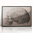 Grunge Skull Wall Art | Urban Grunge Aesthetic Art | Vintage Skull Print