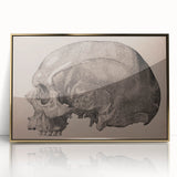 Grunge Skull Wall Art | Urban Grunge Aesthetic Art | Vintage Skull Print