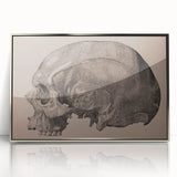 Grunge Skull Wall Art | Urban Grunge Aesthetic Art | Vintage Skull Print