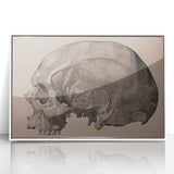 Grunge Skull Wall Art | Urban Grunge Aesthetic Art | Vintage Skull Print