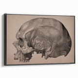 Grunge Skull Wall Art | Urban Grunge Aesthetic Art | Vintage Skull Print